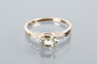 Lot 1634A - ZULTANITE AND DIAMOND CLUSTER RING the central...