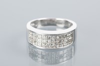 Lot 1648A - EIGHTEEN CARAT GOLD DIAMOND CLUSTER RING with...