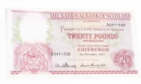 Lot 1528 - THE NATIONAL BANK OF SCOTLAND LIMITED £20...