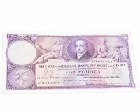 Lot 1529 - THE COMMERCIAL BANK OF SCOTLAND LIMITED £5...