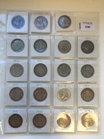 Lot 1546 - COLLECTION OF PRE-1920 SILVER HALF CROWNS...