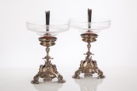 Lot 297 - PAIR OF LATE VICTORIAN ELKINGTON CENTREPIECES...