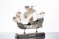 Lot 300 - LATE 20TH CENTURY CONTINENTAL SILVER MODEL OF...