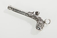 Lot 307 - SILVER SAMPSON MORDAN NOVELTY RETRACTABLE...