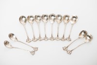 Lot 312 - SET OF TWELVE ARTS & CRAFTS LIBERTY STYLE...