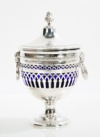 Lot 321 - EARLY 20TH CENTURY FRENCH SILVER LIDDED BON...