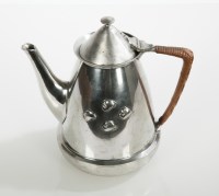 Lot 335 - ARCHIBALD KNOX DESIGNED TUDRIC PEWTER COFFEE...