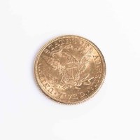Lot 1561 - UNITED STATES LIBERTY GOLD EAGLE FIVE DOLLAR...