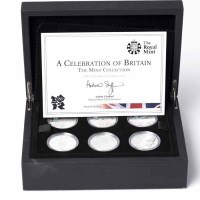 Lot 1574 - ROYAL MINT CELEBRATION OF BRITAIN FIVE POUND...