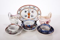 Lot 507 - GROUP OF LATE 18TH CENTURY NEW HALL PORCELAIN...