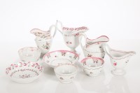 Lot 523 - COLLECTION OF LATE 18TH CENTURY NEW HALL TEA...