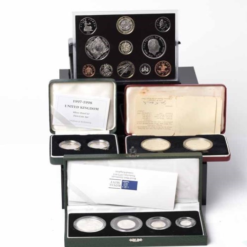 Lot 1587 - COLLECTION OF SILVER PROOF COIN SETS...