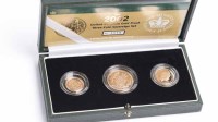Lot 1604 - UNITED KINGDOM GOLD PROOF THREE-COIN SOVEREIGN...