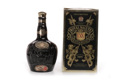 Lot 1009 - CHIVAS BROTHERS ROYAL SALUTE LXX 21 YEARS OLD...