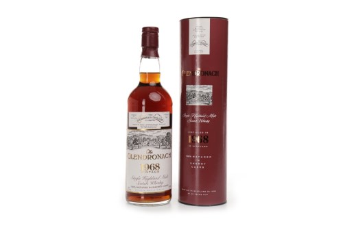 Lot 1042 - GLENDRONACH 1968 AGED 25 YEARS Active. Forgue,...