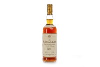Lot 1056 - MACALLAN 1972 AGED 18 YEARS Active....