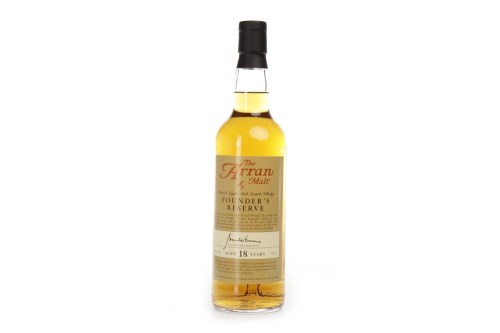 Lot 1065 - THE ARRAN MALT FOUNDER'S RESERVE AGED 18 YEARS...