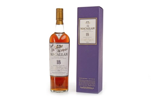 Lot 1094 - MACALLAN 1986 AGED 18 YEARS - SIGNED BY BOB...