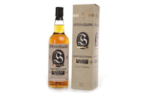 Lot 1135 - SPRINGBANK AGED 21 YEARS OLD STYLE Active....
