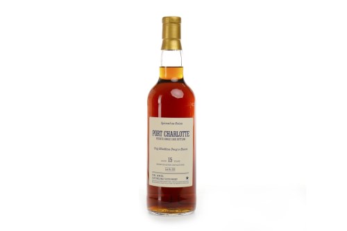 Lot 1350 - PORT CHARLOTTE PRIVATE CASK AGED 15 YEARS...