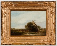 Lot 1847 - BRITISH SCHOOL (19TH CENTURY), CATTLE FORDING...