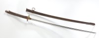 Lot 1479 - WORLD WAR TWO JAPANESE SHINGUNTO KATANA the...