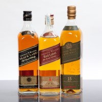 Lot 638 - JOHNNIE WALKER BLACK LABEL 12 YEAR OLD Blended...