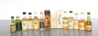 Lot 862 - 14 ASSORTED SINGLE MALT WHISKY MINIATURES...