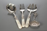 Lot 101A - PAIR OF AMERICAN SILVER CADDY SPOONS maker...