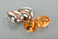 Lot 1137 - PAIR OF VINTAGE TIFFANY AND CO. SILVER AND...