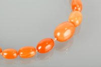 Lot 1151 - BUTTERSCOTCH AMBER NECKLACE formed by...