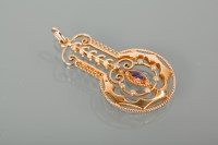 Lot 1178 - EDWARDIAN AMETHYST AND PEARL PENDANT of...