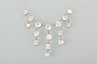 Lot 1181 - EARLY TWENTIETH CENTURY MOONSTONE NECKLACE...