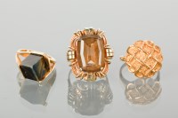 Lot 1231 - LATE TWENTIETH CENTURY FOURTEEN CARAT GOLD...