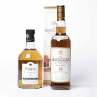 Lot 1010 - THE MACALLAN 10 YEAR OLD Single Highland Malt...