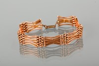 Lot 1322 - EARLY TWENTIETH CENTURY BRACELET formed by...