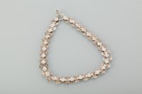 Lot 1373 - VICTORIAN SILVER NECKLACE with ornate engraved...