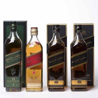 Lot 1028 - JOHNNIE WALKER GREEN LABEL AGED 15 YEARS...