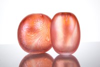 Lot 131 - GLASFORM STUDIO GLASS IRRIDESCENT VASE by John...