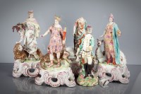 Lot 137 - SET OF FOUR 19TH CENTURY SAMSON PORCELAIN...