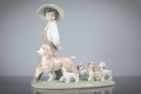 Lot 140 - LLADRO PORCELAIN FIGURE GROUP OF 'MY LITTLE...
