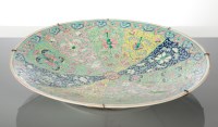 Lot 145 - CHINESE FAMILLE ROSE CHARGER of circular form...