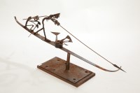 Lot 293 - WROUGHT ITON SCULPTURE BY GEORGE PARSONAGE of...