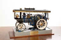 Lot 307 - LIVE STEAM SPIRIT FIRED SCENIC SHOWMANS ENGINE...