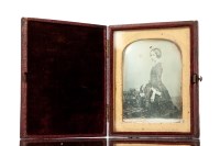 Lot 316 - VICTORIAN BRONZED DAGUERREOTYPE PHOTOGRAPH...