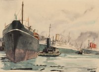Lot 346 - ROBERT WILSON THE AGE OF INDUSTRY watercolour...