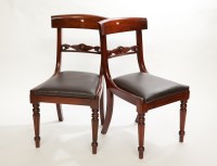 Lot 408 - SET OF EIGHT REPRODUCTION REGENCY STYLE...