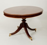 Lot 395A - VICTORIAN OVAL MAHOGANY BREAKFAST TABLE with...