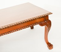 Lot 424 - VICTORIAN MAHOGANY DINING TABLE with gadrooned...