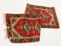 Lot 441 - TURKISH KAZAK STYLE RUNNER with single row of...